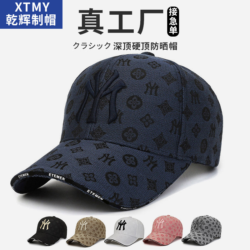 帽子男款秋冬季大头围户外百搭棒球帽高级感女帽男士鸭舌帽批发