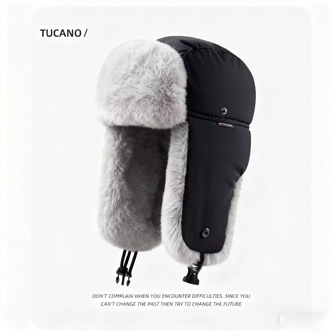 帽子男女秋冬季情侣雷锋帽东北户外加厚保暖冬天滑雪骑电动车帽潮